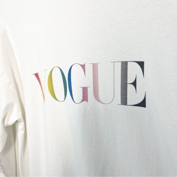 Vogue Magazine Collection Japan Women's Size Large White Long Sleeve T-Shirt - Picture 4 of 8